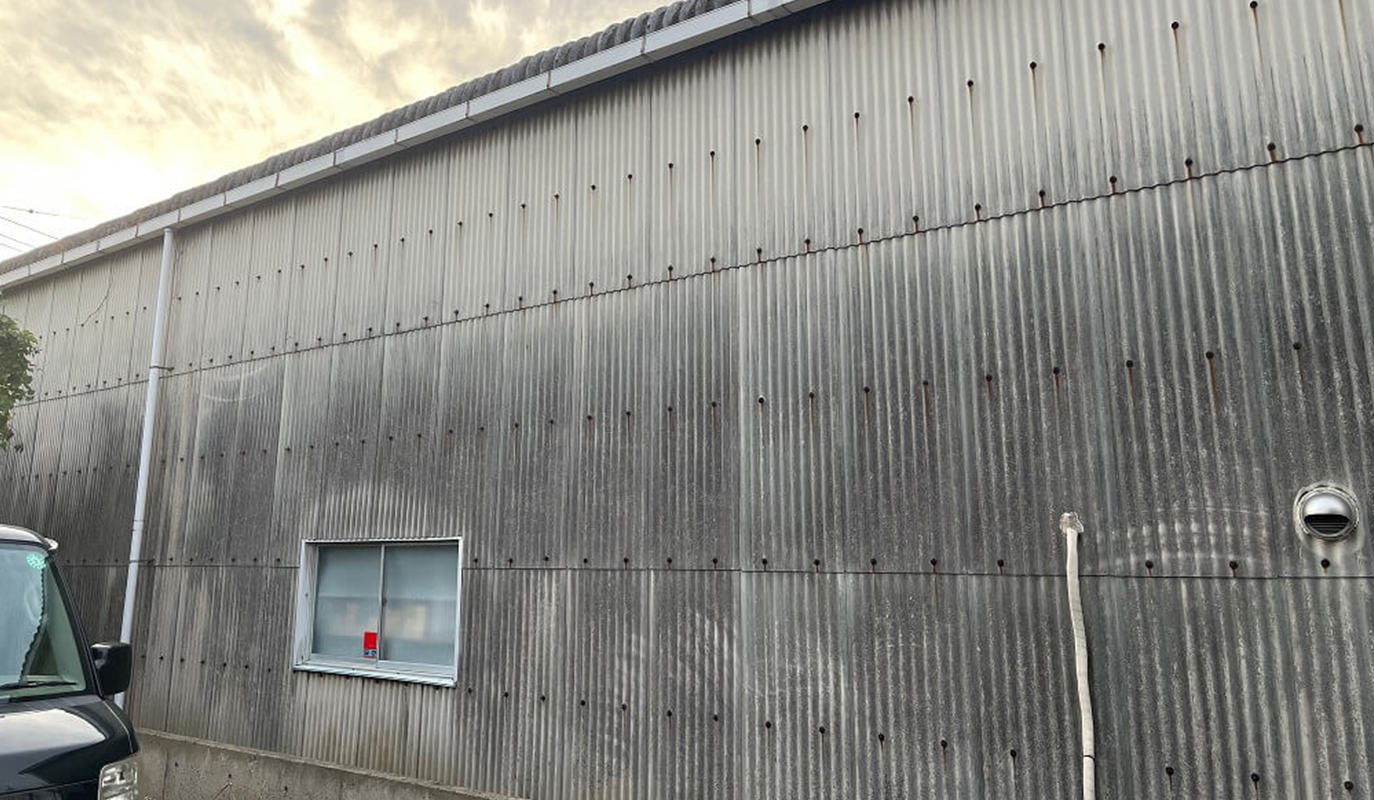 北側外壁工事前