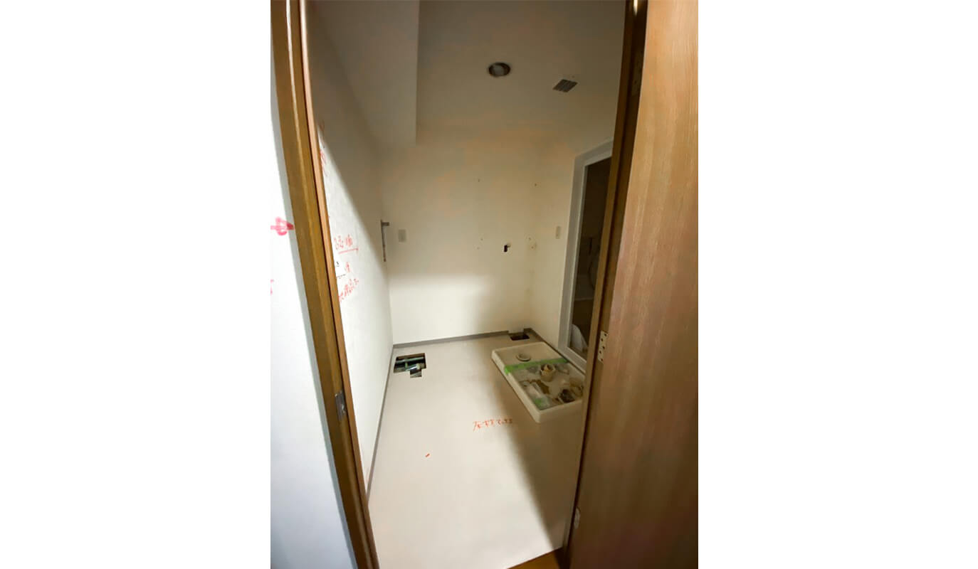 洗面脱衣室（工事前）