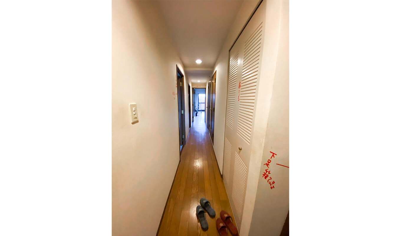 廊下（工事前）