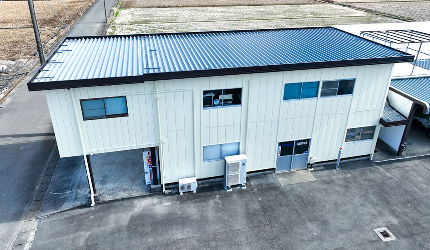 屋根・外構①（ドローンにて）