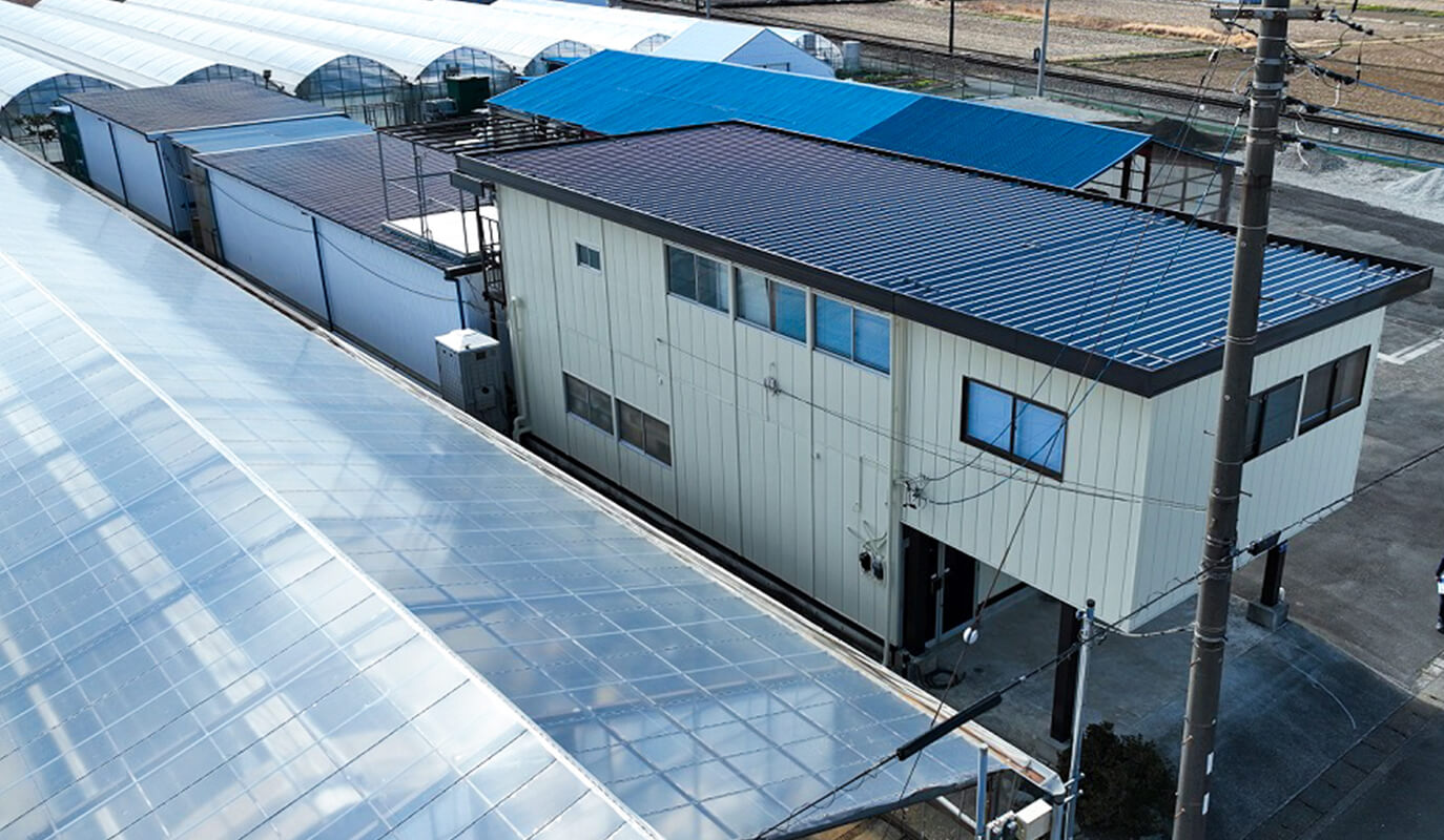 屋根・外構②（ドローンにて）